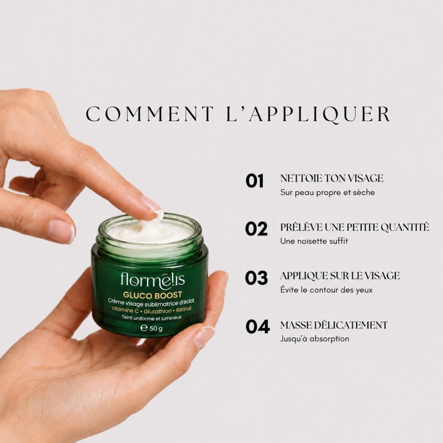 Crème de visage Gluco Boost - Flormélis